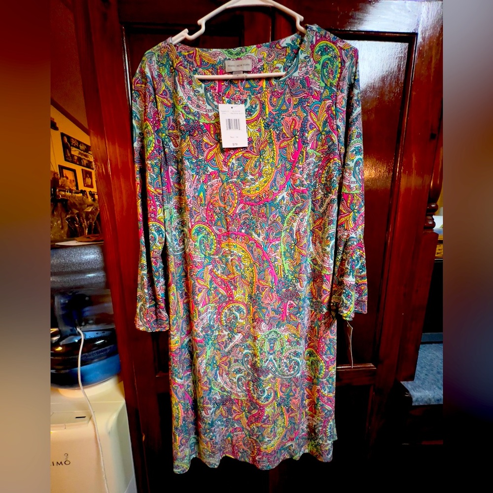 Women’s size 14 MARC New York, Paisley, print short dress